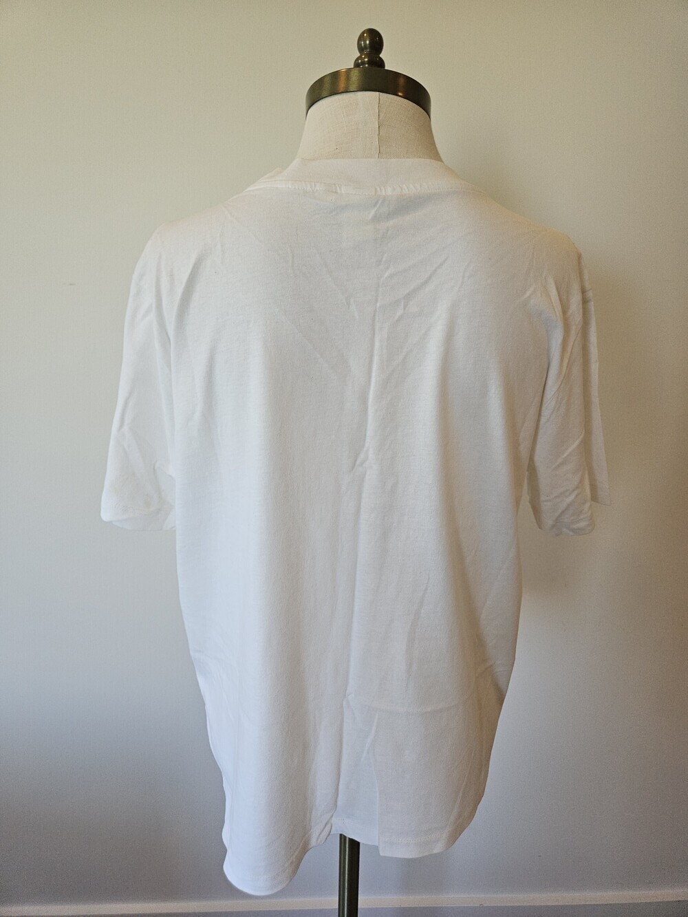 H&M White Graphic T-Shirt Ladies Medium - Picture 3 of 4